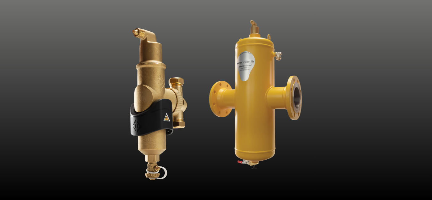 SpiroCombi Luft- und Schlammabscheider