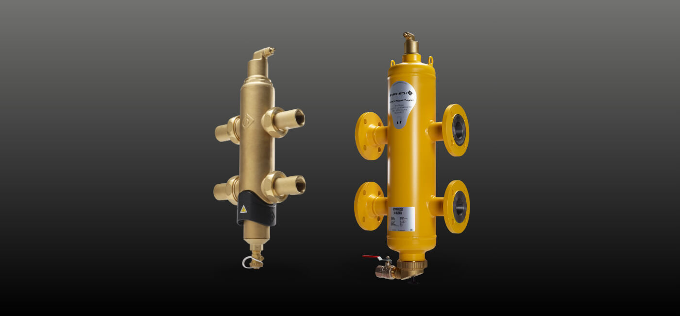 SpiroCross - Hydraulische Weiche mit integrierter luft- &schlammabscheidung