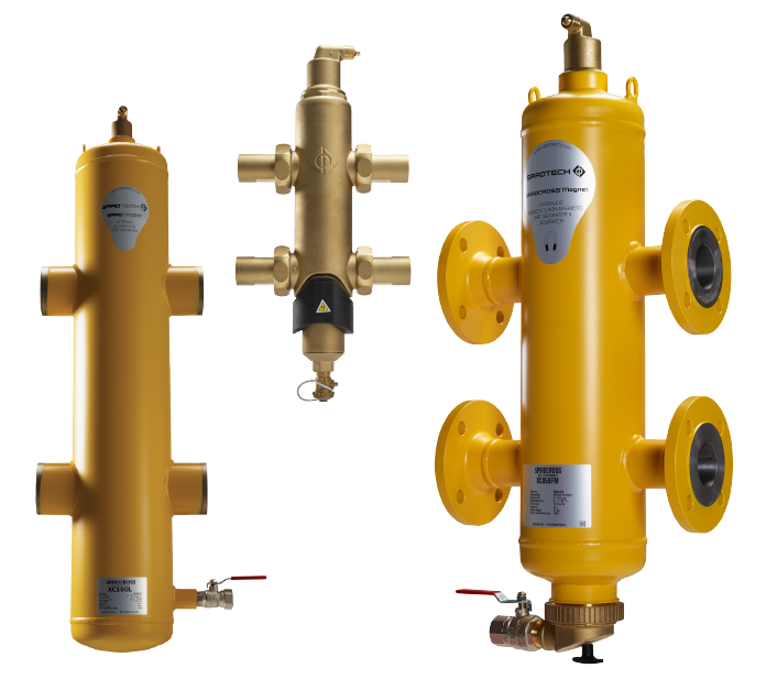 Hydraulische Wiche mit Luft- und Schlammabscheider
