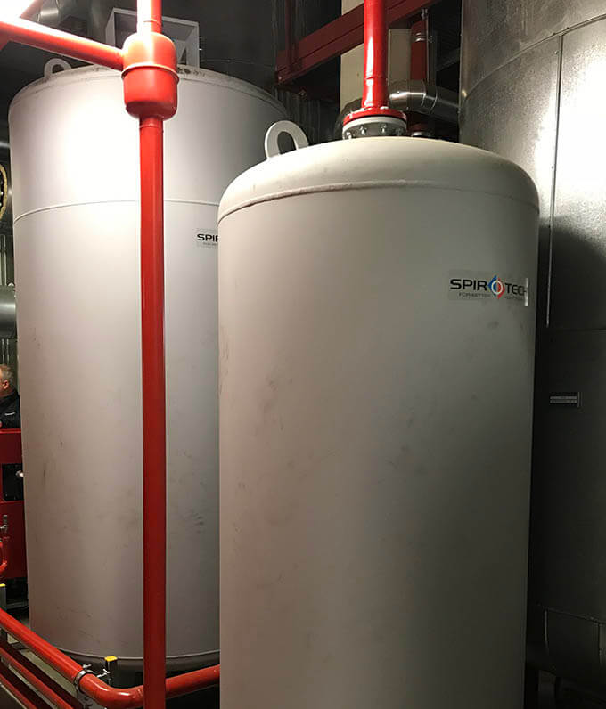 SpiroPress Ausdehnungsgefäße zwischen 45 und 500 l